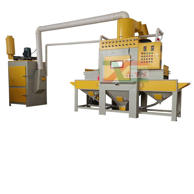 全自動(dòng)輸送式噴砂機(jī)10支搶